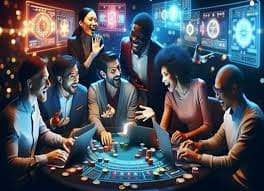 eighty live dealer studio with professional dealers and HD broadcast setup